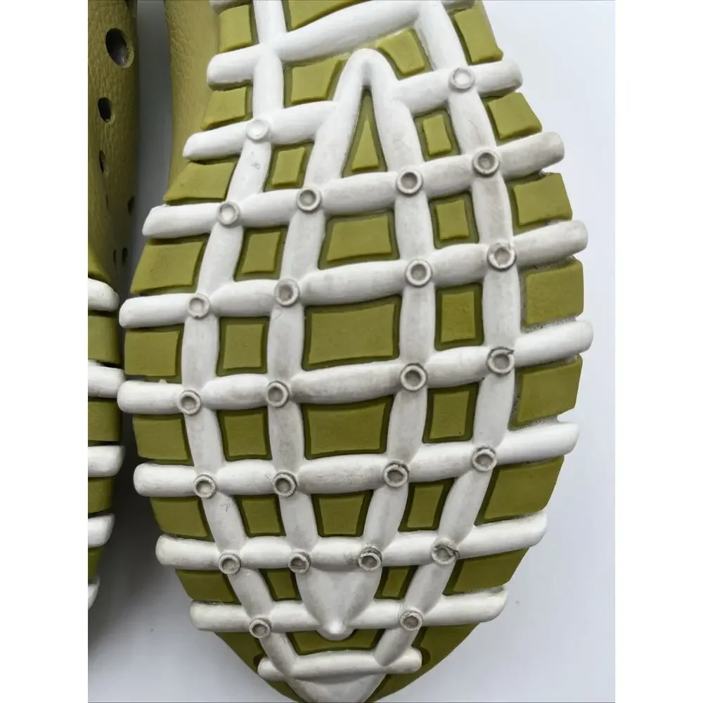 Litfoot Womens Oxford GREEN Leather Perforated Shoes Size 40 US 9-9 1/2